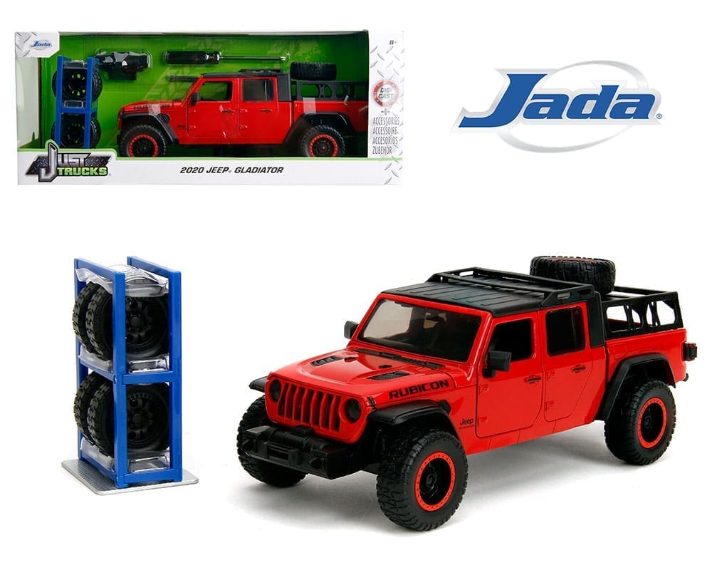 2020 Jeep Gladiator w/ Rack & Wheels 1:24