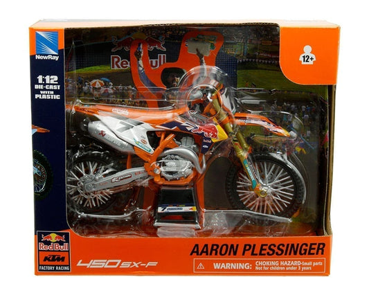 KTM 450 SX-F Red Bull KTM #7 Aaron Plessinger Motorcycle 1:12