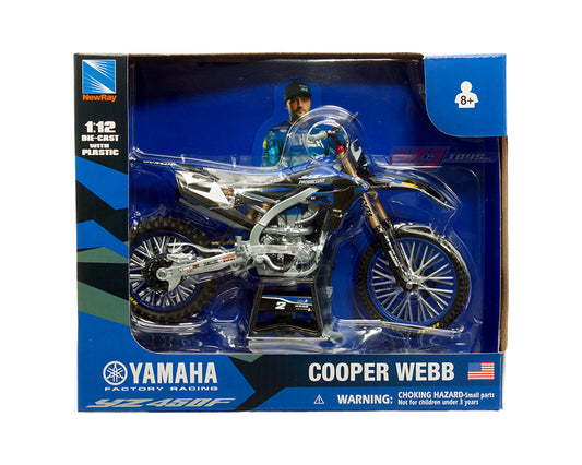 Yamaha Factory Racing YZ450F #2 Cooper Webb 1:12 Motorcycle