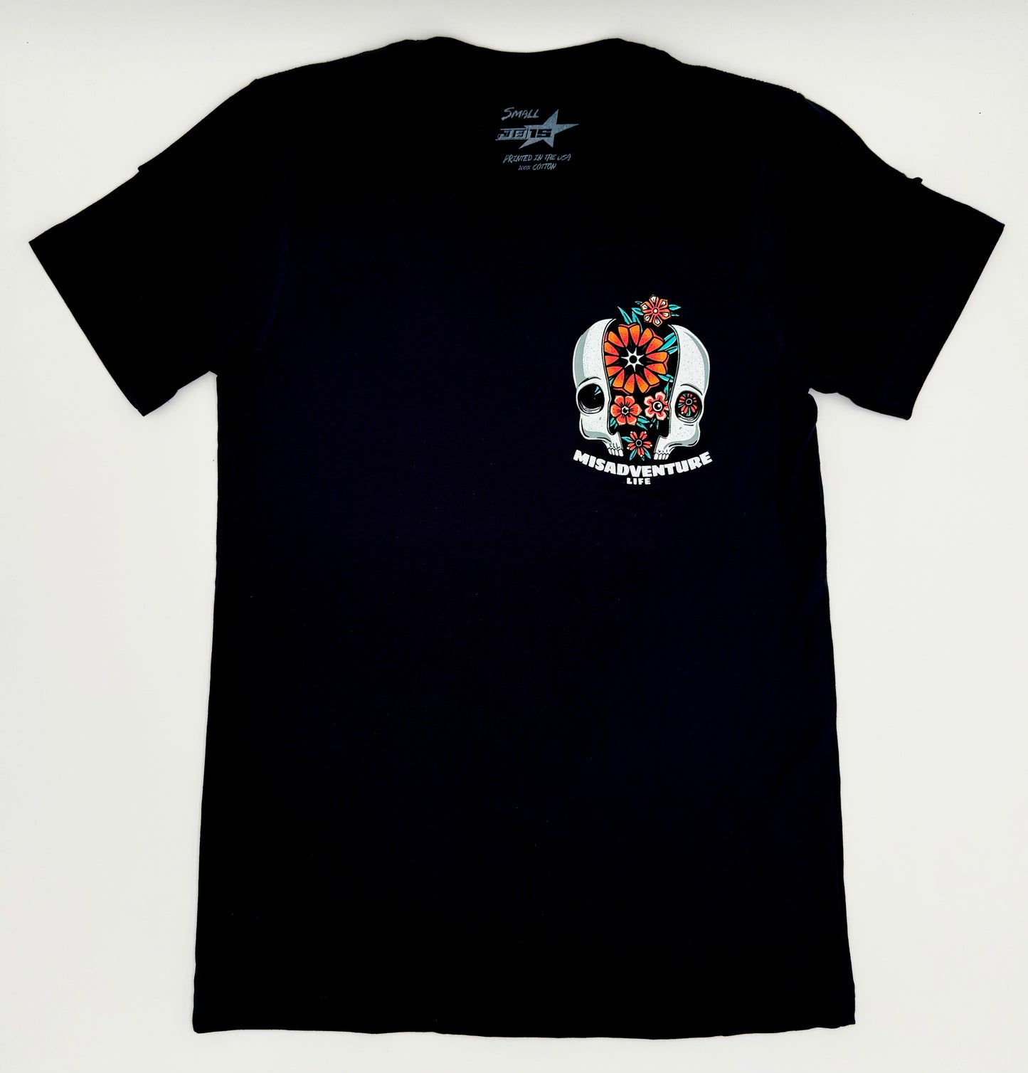 Cracked Skull Tee - Darkside – Misadventure Life Cracked Skull Tee - Darkside – Misadventure Life