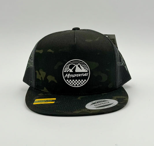 Icon Trucker Shadow Camo Patch Hat