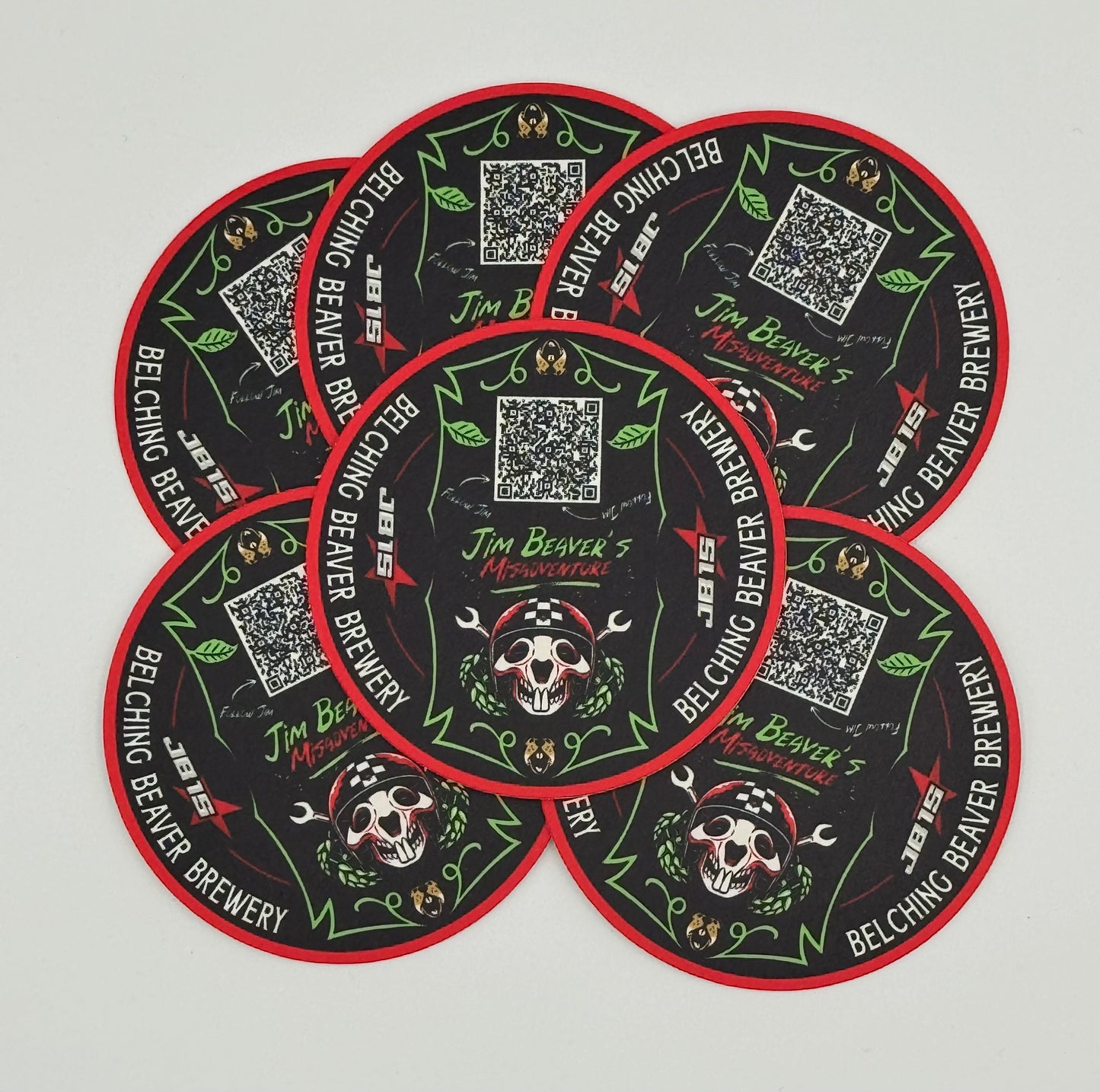 Misadventure Coasters 6-Pack