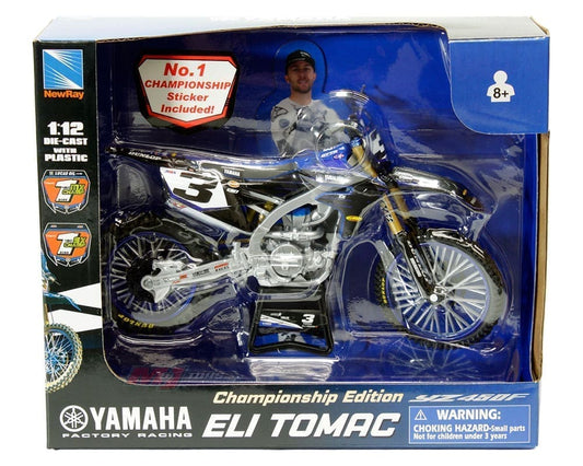 Yamaha Factory Racing YZ450F #3 Eli Tomac 1:12 Motorcycle