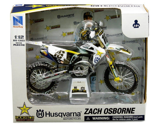 Husqvarna FC 450 Rockstar Energy #16 Zach Osborne Motorcycle 1:12